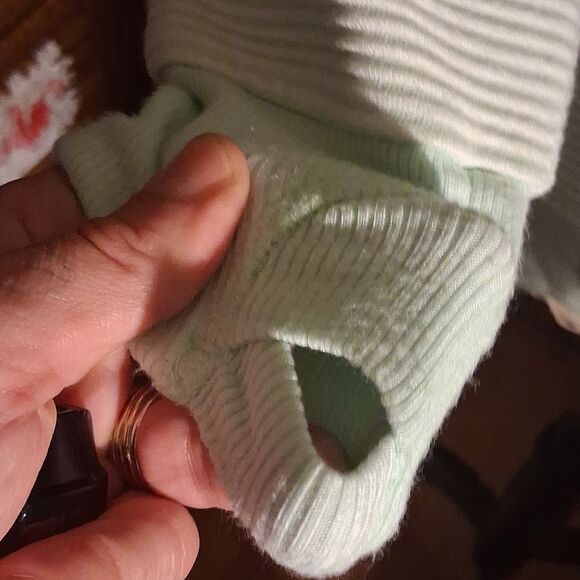 💫💫💫 ATHLETA Mint Green Ribbed Hooded Sweatshirt Size XXL(runs Small) - Picture 2 of 12